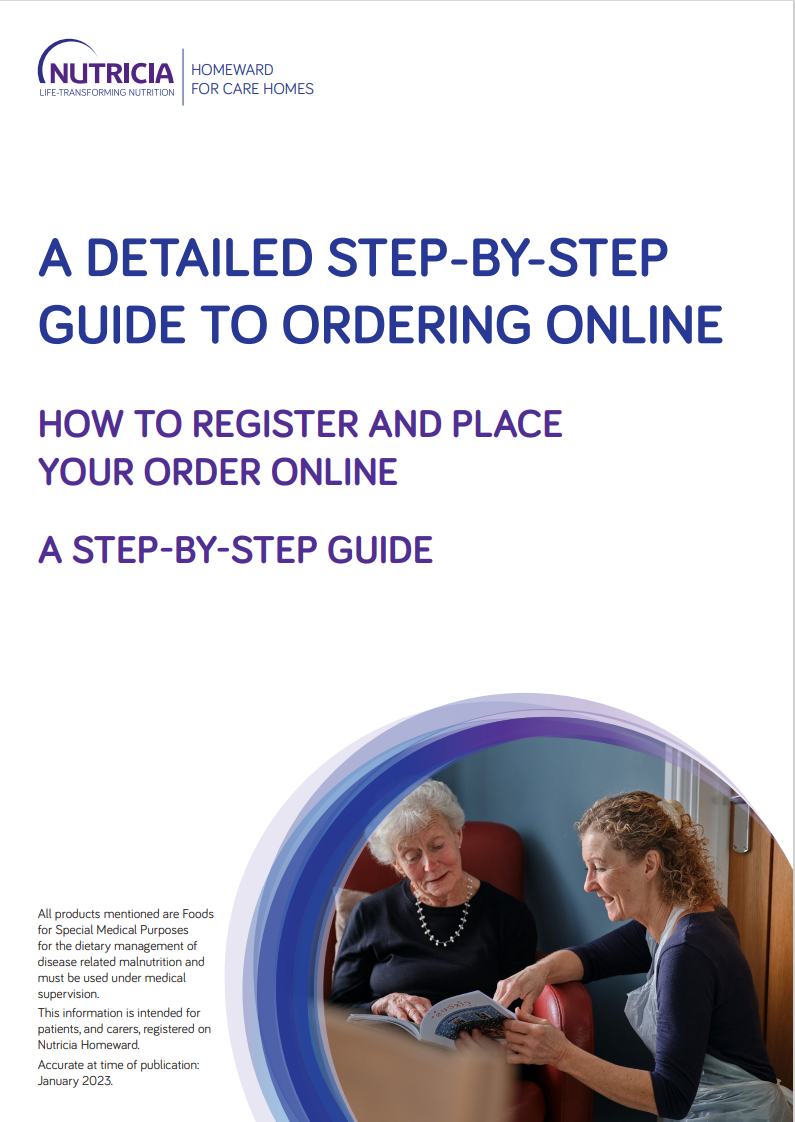 A step-by-step guide to ordering online - care homes and multi users