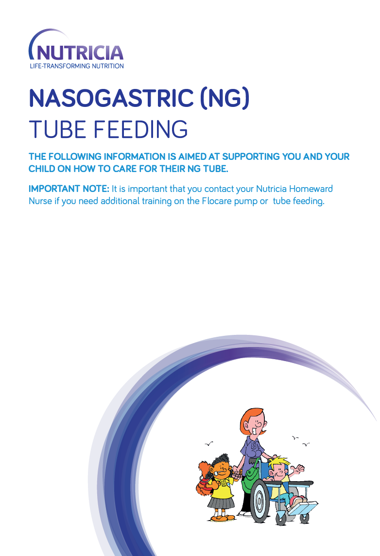 Nasogastric tube feeding - paediatric advice sheet
