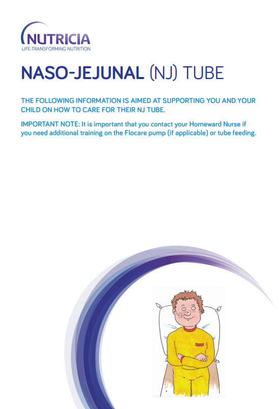 Naso-jejunal - paediatric advice sheet