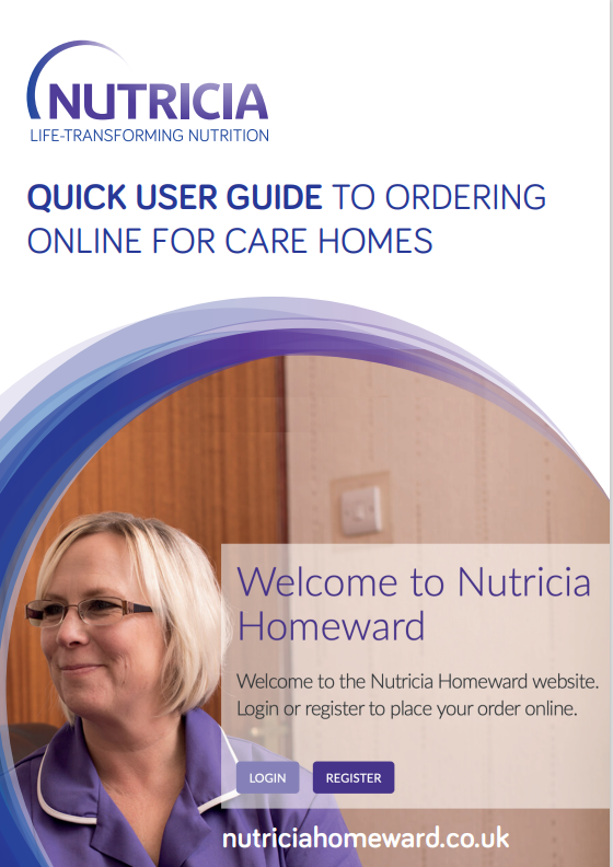 Homeward - Quick user guide to ordering online for care homes